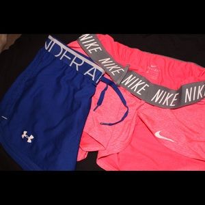 Nike and Under Armour Athletic Shorts